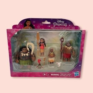 Disney Princess Moana Adventure Figurine Doll Play Toy Set
